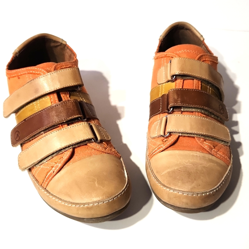 Bronx Sneakers Leather & Canvas Made in Portugal Size EU 43